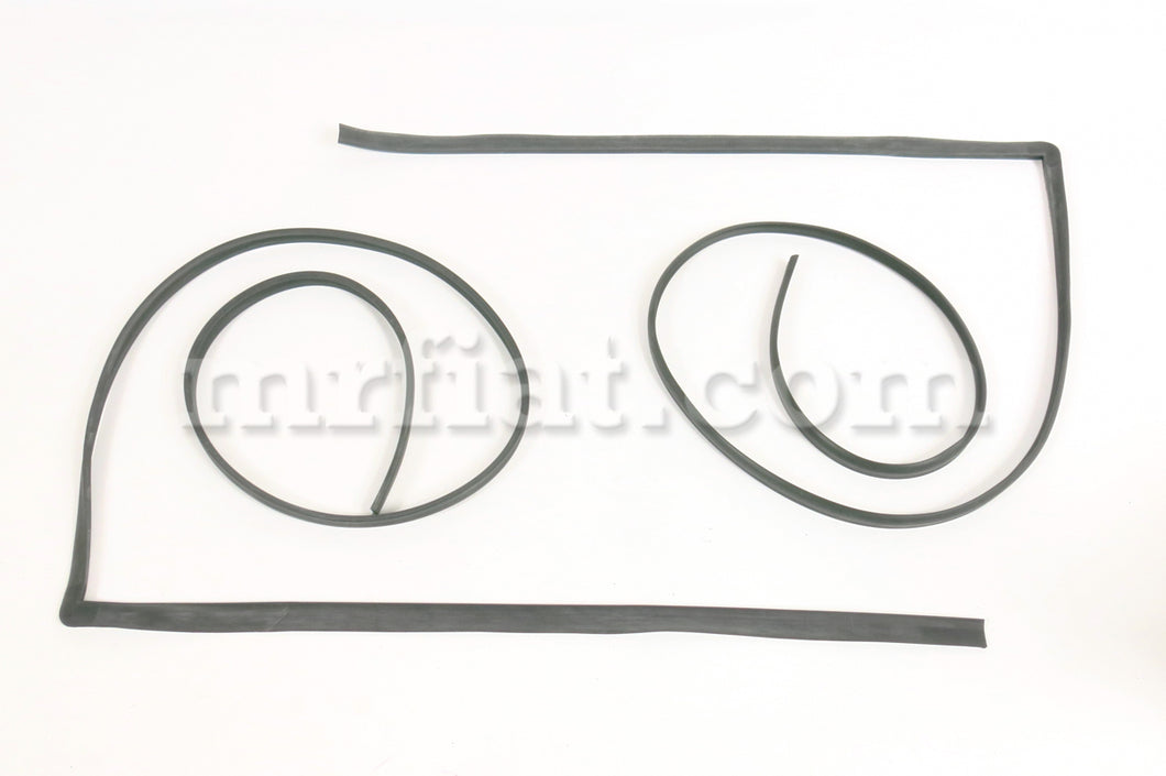 Ferrari F40 External Rear Side Window Rubber Gasket Set Glass and Seals Ferrari