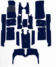 Cargar imagen en el visor de la galería, Mercedes W126 SE Carpet Set 1979-1985 Blue
