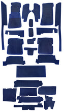 Cargar imagen en el visor de la galería, Mercedes SL R107 Carpet Set 1971-1989 Blue
