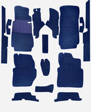 Cargar imagen en el visor de la galería, Mercedes 123 Coupe Carpet Set 1977-1986 Blue
