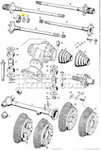 Load image into Gallery viewer, Mercedes 180 190 Ponton 300 SL Locking Plate Transmission Mercedes   
