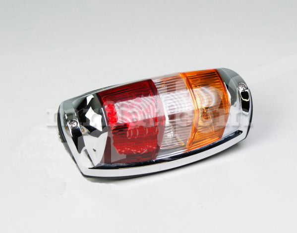 Mercedes 180 190 Ponton Complete Chromed Red Clear Amber Tail Light Lights Mercedes   