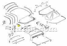 Load image into Gallery viewer, Mercedes 300 SL Roadster Hard Top Left 300 SL Script Emblems Mercedes   
