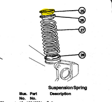 Load image into Gallery viewer, Fiat 124 Spider – Rubber ring rear axle top Rear Axle / Suspension MrFiat
