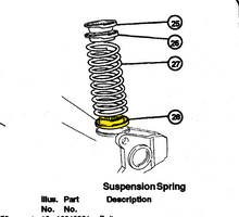 Load image into Gallery viewer, Fiat 124 Spider – Plastic ring rear axle lower Rear Axle / Suspension MrFiat
