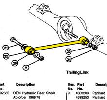 Cargar imagen en el visor de la galería, Fiat 124 Spider – Compression strut 69-78 short Rear Axle / Suspension MrFiat
