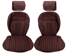 Load image into Gallery viewer, Fiat 124 Spider Front Seat Covers 1966-1978 Darkred
