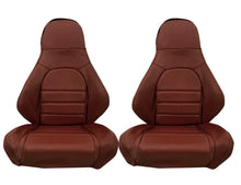 Cargar imagen en el visor de la galería, Mazda Mx 5 Miata Front Seat Covers 1990-1996 Interior Other Darkred
