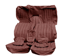 Cargar imagen en el visor de la galería, Mercedes W123 Limousine Seat Covers 1975-1986 Interior Mercedes Darkred
