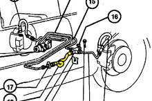 Load image into Gallery viewer, Fiat 124 Spider – Brake hose rear center 69-85 300mm length Braking System MrFiat

