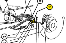 Load image into Gallery viewer, Fiat 124 Spider – Brake line distributor T-piece rear axle Braking System MrFiat
