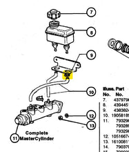 Cargar imagen en el visor de la galería, Fiat 124 Spider – Mounting clip for brake fluid reservoir 70-85 Braking System MrFiat
