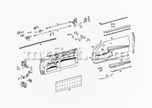 Load image into Gallery viewer, Mercedes 190 SL 220a 220 S 220 SE 230 SL 250 SL Inner Door Lock Right Doors Mercedes   
