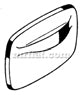 Cargar imagen en el visor de la galería, Mercedes 220 S Cabriolet Rear Ashtray Cover Interior Mercedes   
