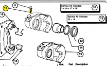 Load image into Gallery viewer, Fiat 124 Spider – Bleeding screw for brake calliper Braking System MrFiat
