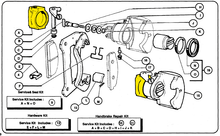 Load image into Gallery viewer, Fiat 124 Spider – Cover / rubber brake calliper rear left or right Braking System MrFiat
