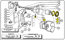 Load image into Gallery viewer, Fiat 124 Spider – Brake boot set rear 38mm piston 84/85 left or right Braking System MrFiat

