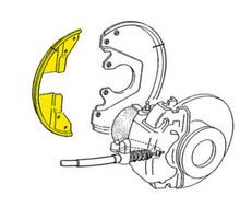 Load image into Gallery viewer, Fiat 124 Spider – Mudguard small rear brake 79-85 Braking System MrFiat
