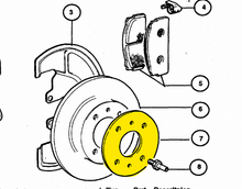 Load image into Gallery viewer, Fiat 124 Spider – Wheel spacer kit Rear Axle / Differential MrFiat
