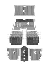 Load image into Gallery viewer, Porsche 356 Coupè Beige Rubber Mat #3 OEM 356B (60-63) Porsche   
