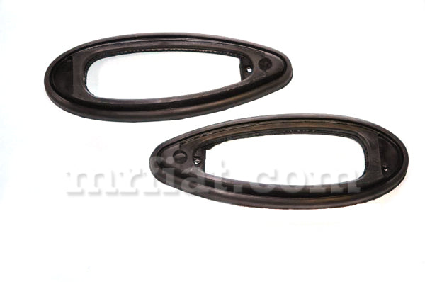 Porsche 356 Coupe B C Rear Under-Light Gasket Set Glass and Seals Porsche   