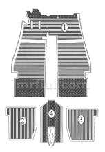 Load image into Gallery viewer, Porsche 356 B/C T6 Coupe Rubber Mat #2 Glass and Seals Porsche   
