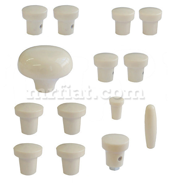 Porsche 356 A Ivory Knob Set 1955-59 Interior Porsche   