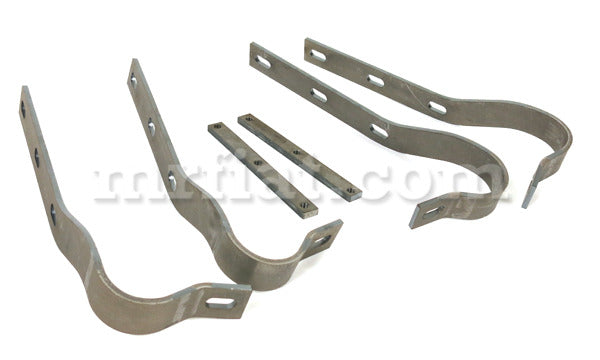 Porsche 356 356 A Rear Bumper Bracket Set 1952-1959 Bumpers Porsche   