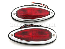 Cargar imagen en el visor de la galería, Porsche 356 C Rear Teardrop Tail Light Assembly Set Lights Porsche   
