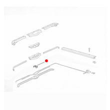Load image into Gallery viewer, Volkswagen Type 3 Sunroof Springplate Guide Rail Central Volkswagen
