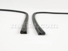 Cargar imagen en el visor de la galería, Renault Dauphine Rear Side Spoiler Window Gasket OEM Set Glass and Seals Renault

