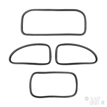 Cargar imagen en el visor de la galería, Volkswagen Beetle Windowrubberkit 'Deluxe' (Alu Trim) Volkswagen
