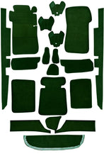 Cargar imagen en el visor de la galería, Mercedes W111 Coupe Carpet Set 1968-1972 Interior Mercedes Darkgreen
