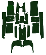 Cargar imagen en el visor de la galería, Mercedes W126 SE Carpet Set 1979-1985 Interior Mercedes Darkgreen
