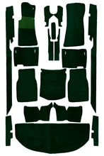 Load image into Gallery viewer, Mercedes W116 SEL 280SEL 350SEL Carpet Set 1972-1980 Interior Mercedes Darkgreen

