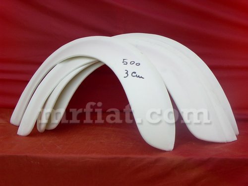 Fiat 500 3 cm Fender Flares Kit Fiber Glass Fiat   