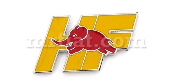 Lancia HF With Elephant Enamel Adhesive Emblem Emblems Lancia