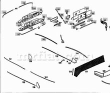 Load image into Gallery viewer, Mercedes 190 SL  Rear Carpet Moulding Interior Mercedes   
