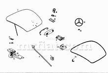 Load image into Gallery viewer, Mercedes 190 SL Rear Trunk Latch Luggage Compartment Mercedes
