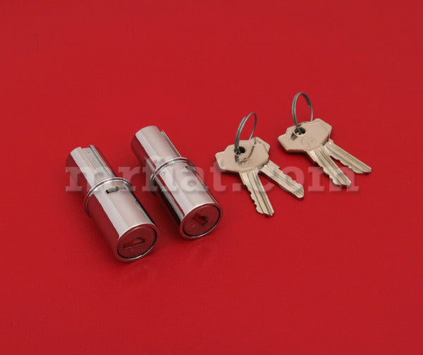 Mercedes 180 190 Ponton Push Button Cylinder Lock Set Early style Doors Mercedes   