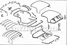 Cargar imagen en el visor de la galería, Mercedes 190 SL Soft Top Hook Roof Mercedes

