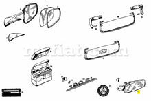 Cargar imagen en el visor de la galería, Mercedes 190 Ponton 220a Rear View Mirror Glare Lever Cover Interior Mercedes
