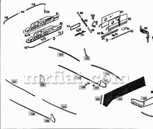 Load image into Gallery viewer, Mercedes 190 SL Instrument Panel Interior 190 SL Script Emblems Mercedes
