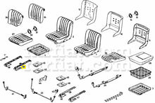 Load image into Gallery viewer, Mercedes 190 Ponton 190 SL Sport Seat Inner Rail Left Hand Interior Mercedes   
