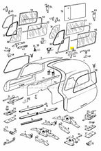 Cargar imagen en el visor de la galería, Mercedes 300 SL Coupe Vent Window Bottom Mounting Bracket Left Doors Mercedes
