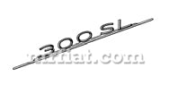 Mercedes 300 SL Coupe Rear Trunk 300 SL Script Emblems Mercedes   