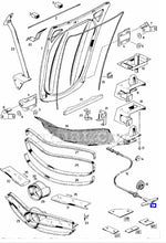Cargar imagen en el visor de la galería, Mercedes 300 SL Coupe Front Hood Lock Lower Part Engine Compartment Mercedes

