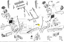 Load image into Gallery viewer, Mercedes 300 SL Roadster Heater Air Slots Escutcheon Engine Mercedes   
