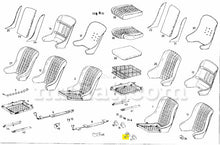 Cargar imagen en el visor de la galería, Mercedes 300 SL Roadster Seat Reinforcement Left Back Rest Bracket Interior Mercedes
