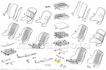 Load image into Gallery viewer, Mercedes 300 SL Roadster Seat Reinforcement Right Back Rest Bracket Interior Mercedes   
